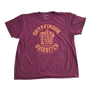 Harry Potter Gryffindor Quidditch adult XXL T-shirt, 100% Cotton